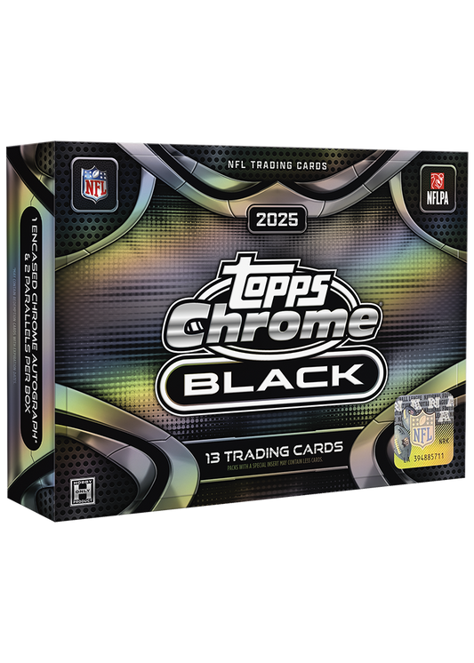 2025 Topps Chrome Black Football Hobby Box