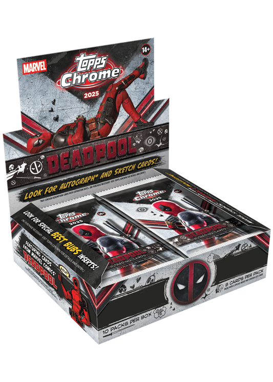 2026 Topps Chrome Deadpool Hobby Box