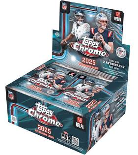 2025 Topps Chrome Football Jumbo Hobby Box