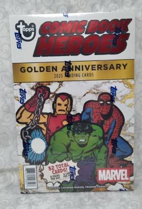 Topps 2025 Marvel Comic Book Heroes 1975 Golden Anniversary Hobby Box