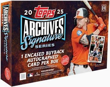 2025 Topps Archives Signature Series Baseball Hobby Box