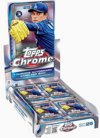2025 Topps Chrome Baseball Hobby Box