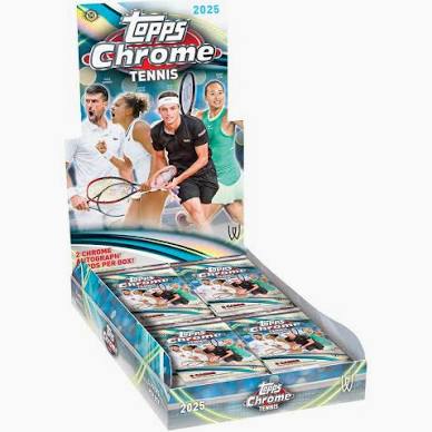 2025 Topps Chrome Tennis Hobby Box