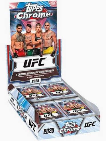 2025 Topps Chrome UFC Hobby Box