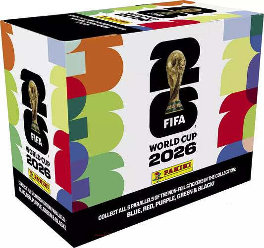 2025-26 Panini FIFA World Cup Sticker Box 25 Count