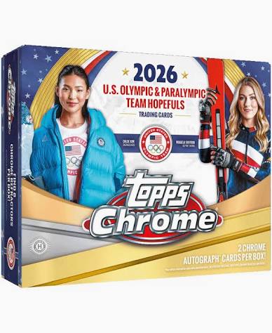 2026 Topps Chrome U.S. Olympics Hobby Box