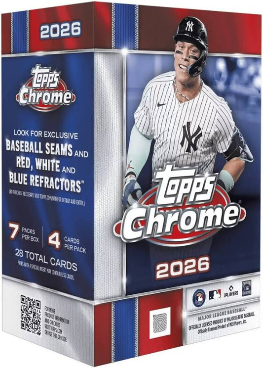 2026 Topps Chrome Baseball Blaster Box