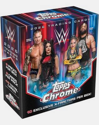 2026 Topps Chrome WWE Mega Box