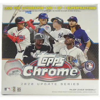 2020 Topps Chrome Update Series Baseball Mega Box