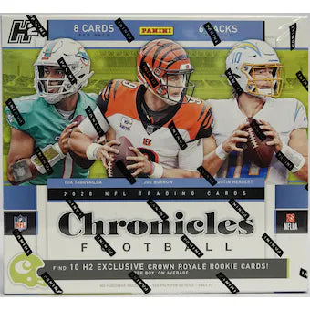 2020 Panini Chronicles Football H2 Hobby Hybrid Box