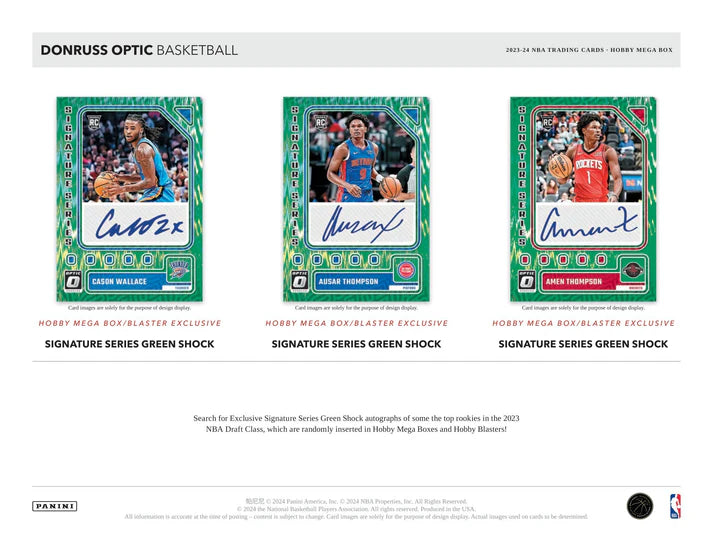 2023-24 Panini Donruss Optic Basketball Hobby Blaster