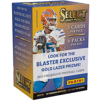 2023 Panini Select Draft Picks Football Blaster Box