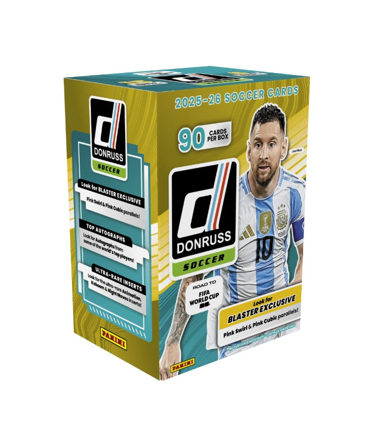 2025-26 Panini Donruss Road To FIFA World Cup 26 Soccer Hobby Blaster Box