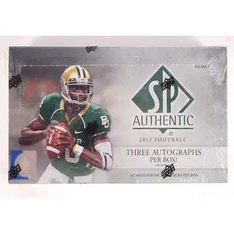 2012 Upper Deck SP Authentic Football Hobby Box