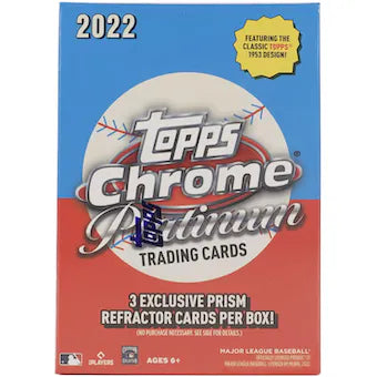 2022 Topps Chrome Platinum Baseball  Blaster Box