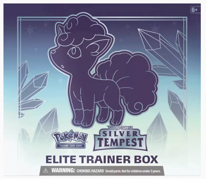 Pokemon Sword & Shield Silver Tempest Elite Trainer Box