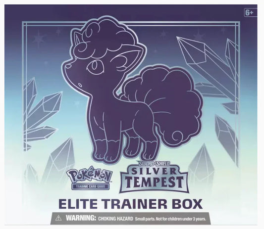 Pokemon Sword & Shield Silver Tempest Elite Trainer Box