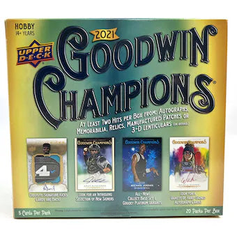2021 Upper Deck Goodwin Champions Hobby Box