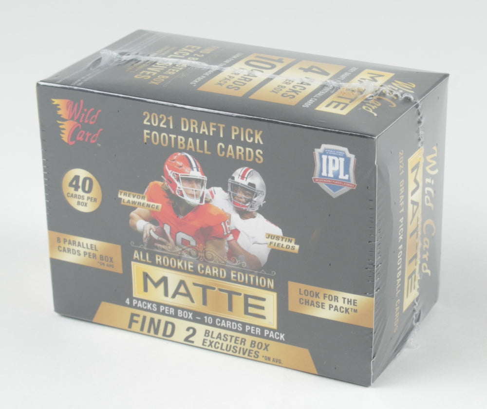 2021 Wild Card Matte Football Blaster Box