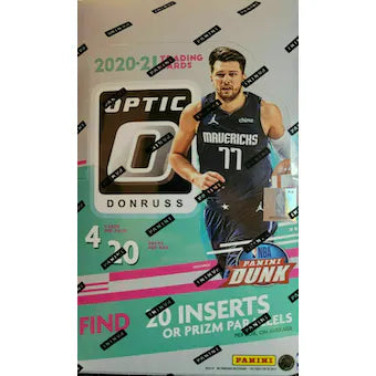 2020-21 Panini Donruss Optic Basketball Retail 20-Pack Box (Checkerboard Prizms)