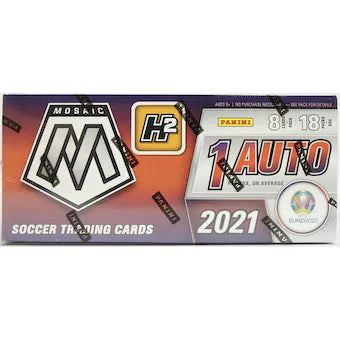 2020-21 Panini Mosaic UEFA Euro Soccer H2 Hobby Hybrid Box