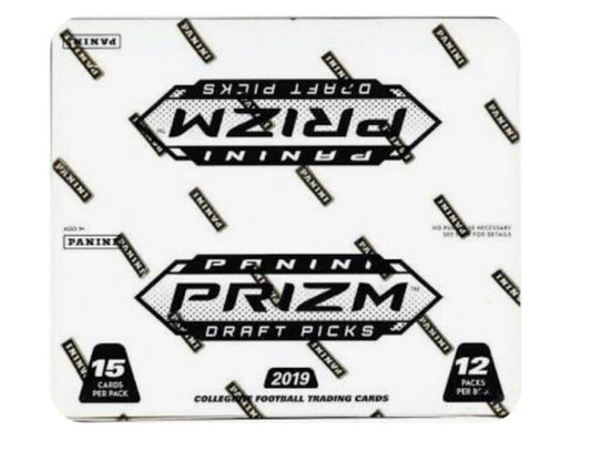 2019 Panini Prizm Football Draft Picks Cello Pack Box