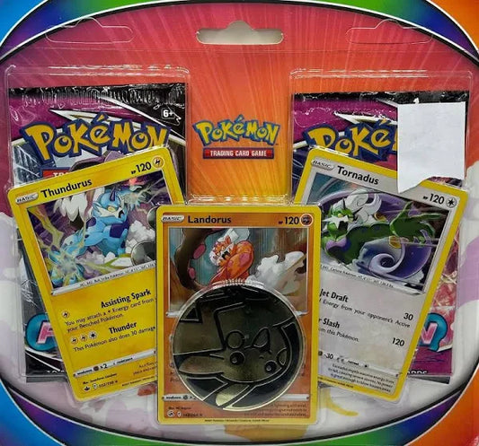 Pokemon TCG: Thundurus, Landorus, Tornadus 2-Pack & Coin Blister