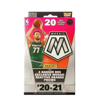 2020-21 Panini Mosaic Basketball Hanger Box - 20 Cards Total - 4 Reactive Orange Cards
