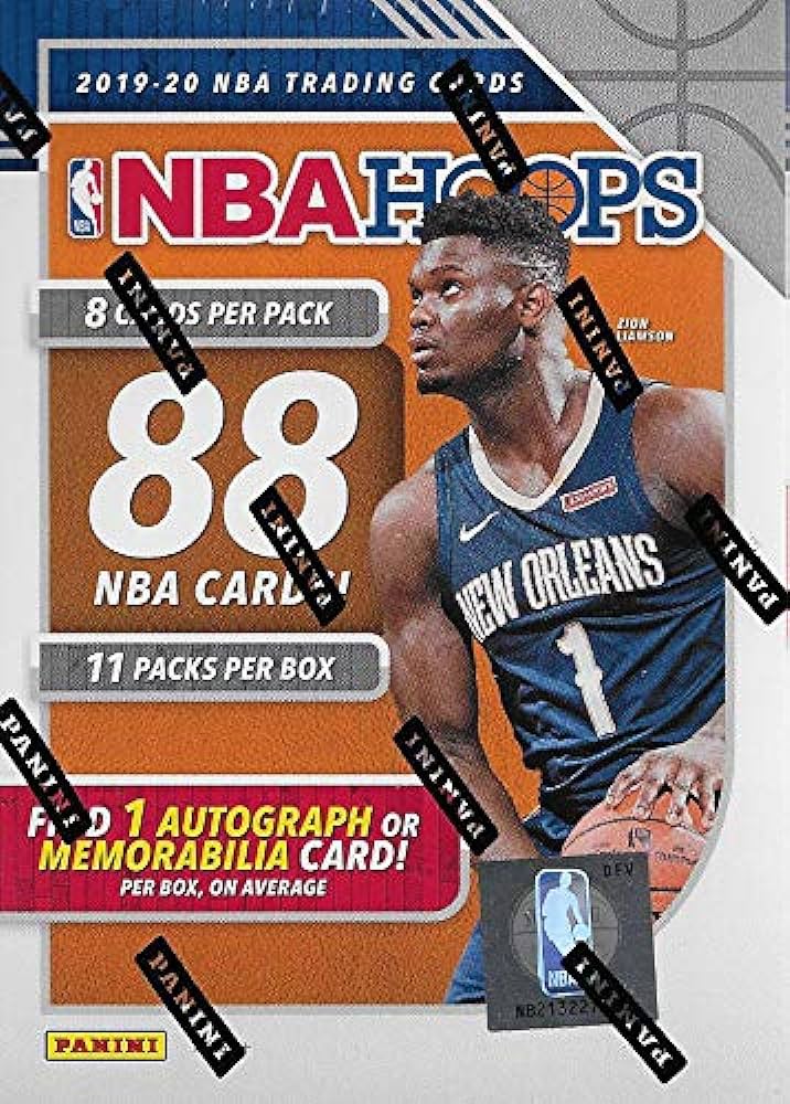 2019-20 Panini NBA Hoops Basketball Blaster Box