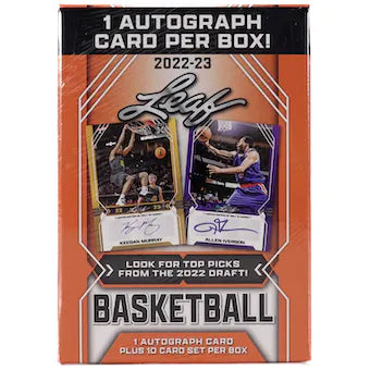 2022-23 Leaf Basketball Blaster Box