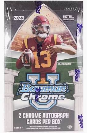 2023 Bowman Chrome U University Football Hobby box