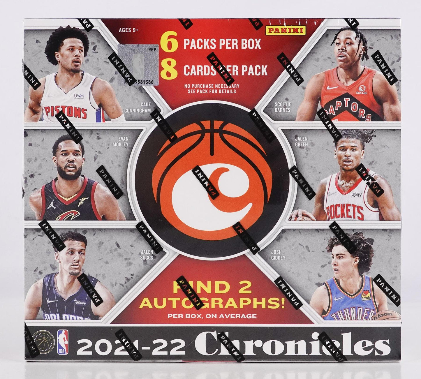 2021-22 Chronicles Hobby Box -  2 Autos Per Box
