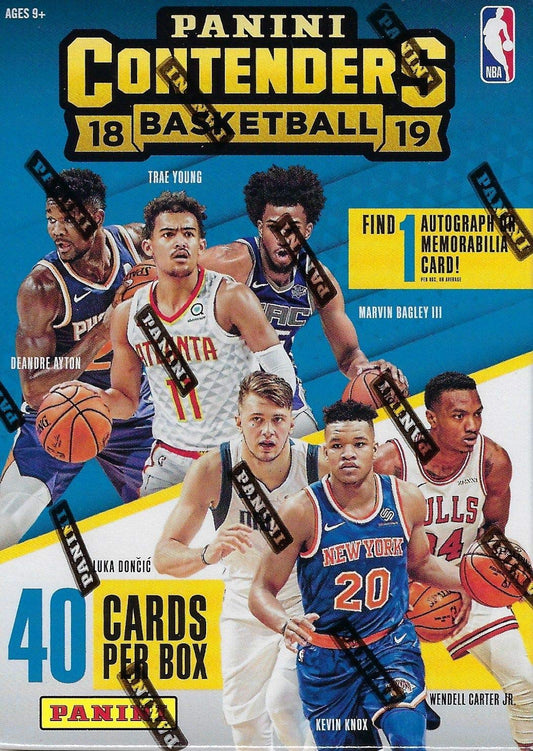2018-19 Panini Contenders Basketball Blaster Box
